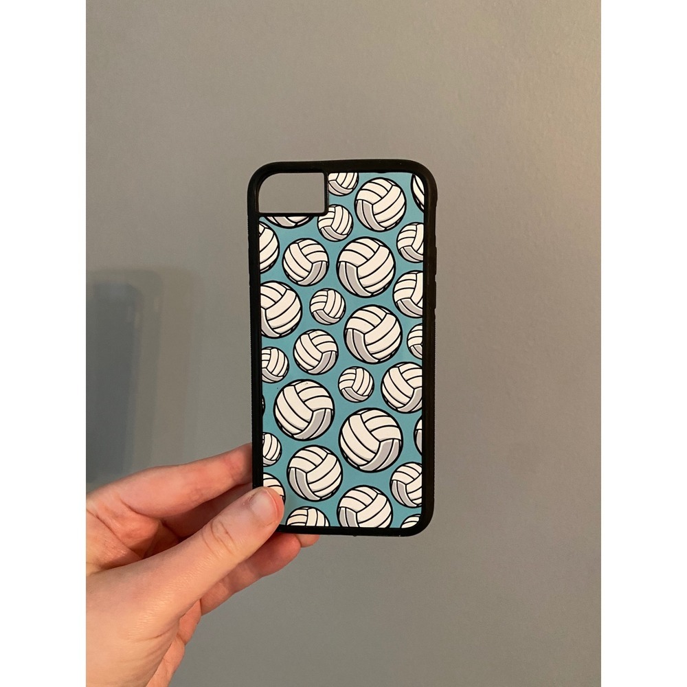 Volleyball Phone Case Unisex iPhone 6 7 8 SE 2020 Blue Sports Graphic Print
